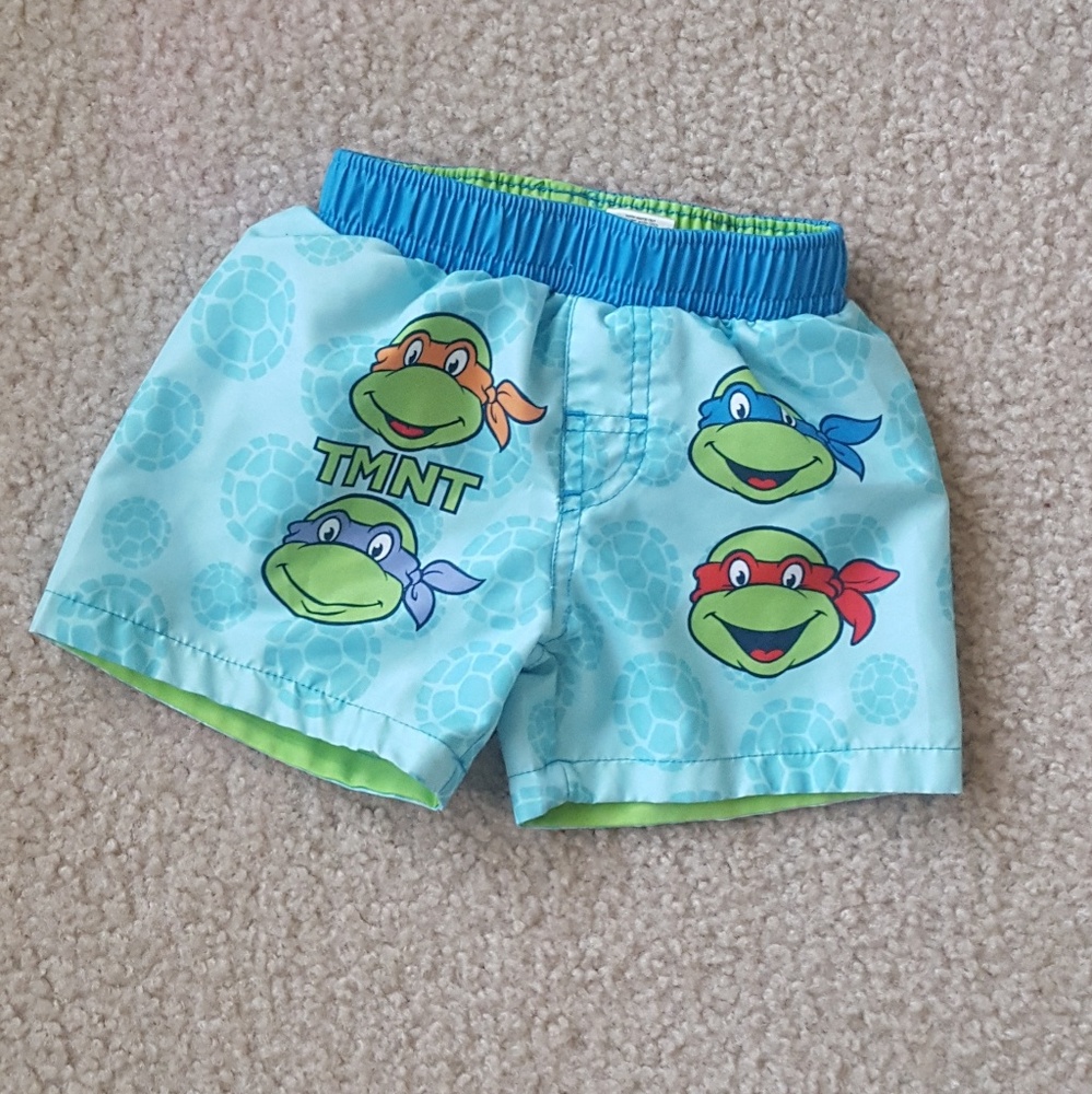 Ninja Turtles swimming trunks (infant 6-9 mo)